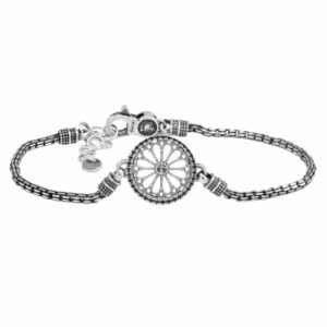 Bracciale Rosone Trento San Vigilio gioielli argento uomo Ellius
