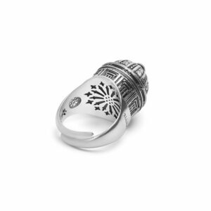 anello cupola gambo cattedrale noto donna argento ellius