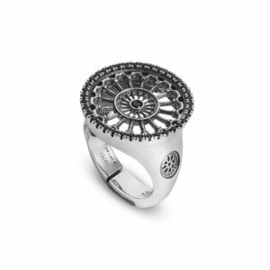 anello rosone basilica matera donna gioielli argento ellius