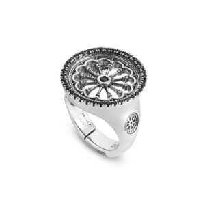 Anello Rosone Duomo Calabria donna gioielli argento