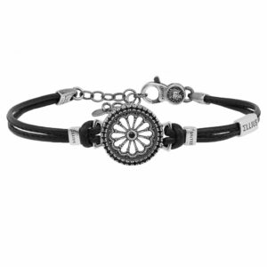 Bracciale Rosone Duomo Calabria uomo gioielli argento Ellius