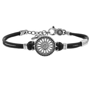Bracciale Rosone Duomo Matera uomo gioielli argento Ellius