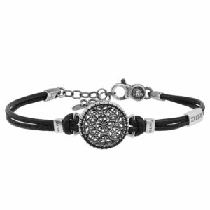 bracciale-rosone-milano-nativita-vergine-ellius-gioielli-argento-pelle-uomo