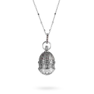 Collana cupola Basilica Torino Superga donna gioielli argento