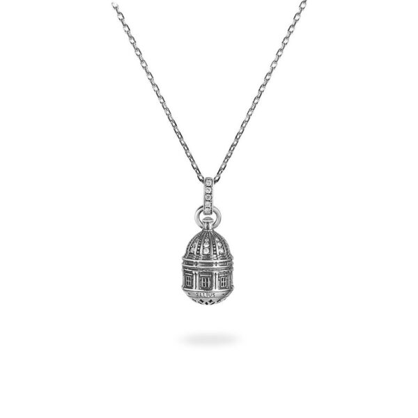 collana cupola cattedrale noto donna argento ellius