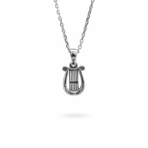 Collana Lira romana mitologia gioielli Ellius argento