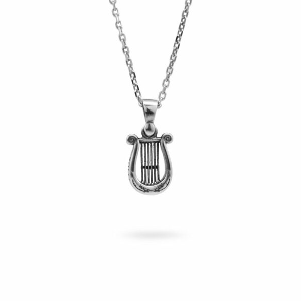 Collana Lira romana mitologia gioielli Ellius argento