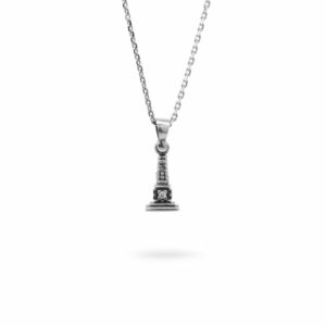 Collana Obelisco mitologia gioielli ellius argento
