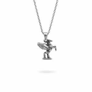 Collana Pegaso Argento Cavallo alato gioielli Ellius