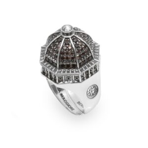 anello cupola santa maria maggiore bergamo gioielli argento donna Ellius
