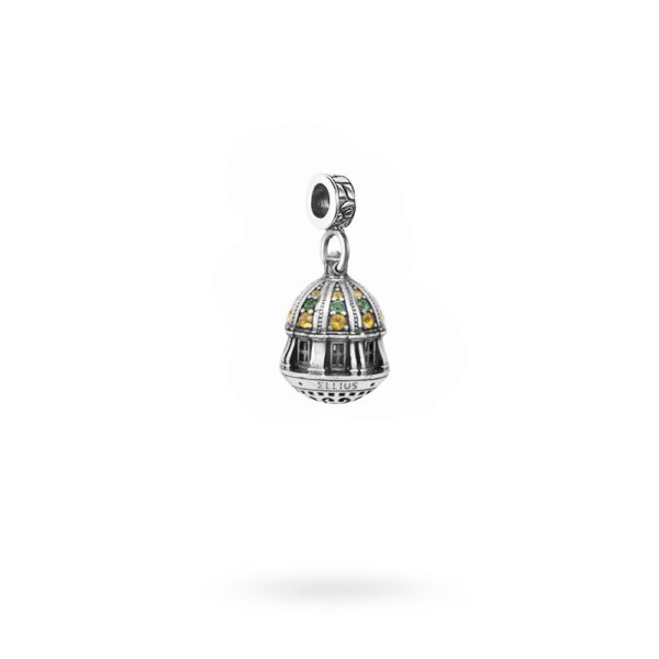 Charm Cupola Santa Maria Sanità Napoli gioielli argento Ellius