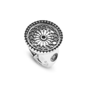 Anello Rosone Otranto gioielli argento Ellius