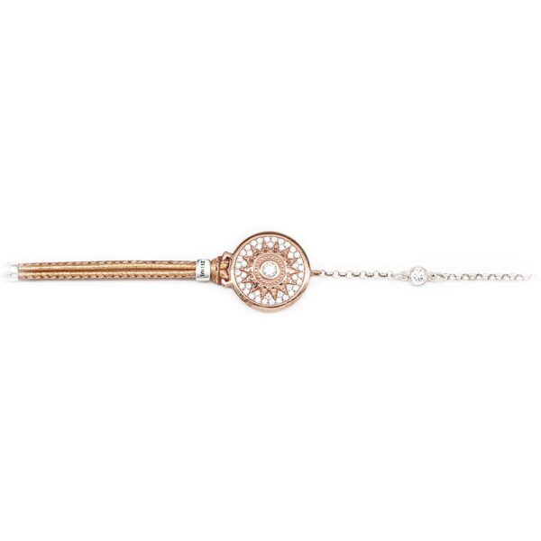Bracciale Natività donna pietre avorio gioielli argento Ellius centrale