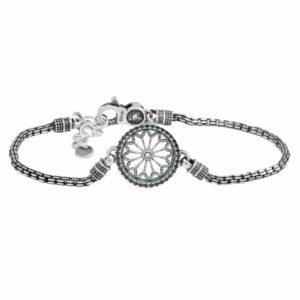 Bracciale Rosone Cattedrale San Donato Pinerolo Torino argento Ellius