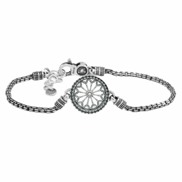 Bracciale Rosone Cattedrale San Donato Pinerolo Torino argento Ellius