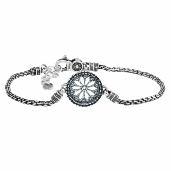 Bracciale Rosone Duomo Arezzo gioielli argento Ellius