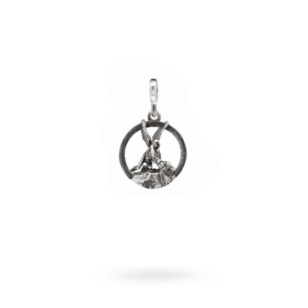 Charm Mitologia Amore e Psiche gioielli argento Ellius maglina