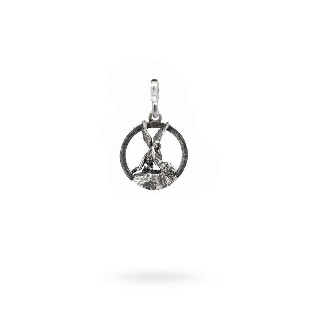 Charm Mitologia Amore e Psiche gioielli argento Ellius maglina