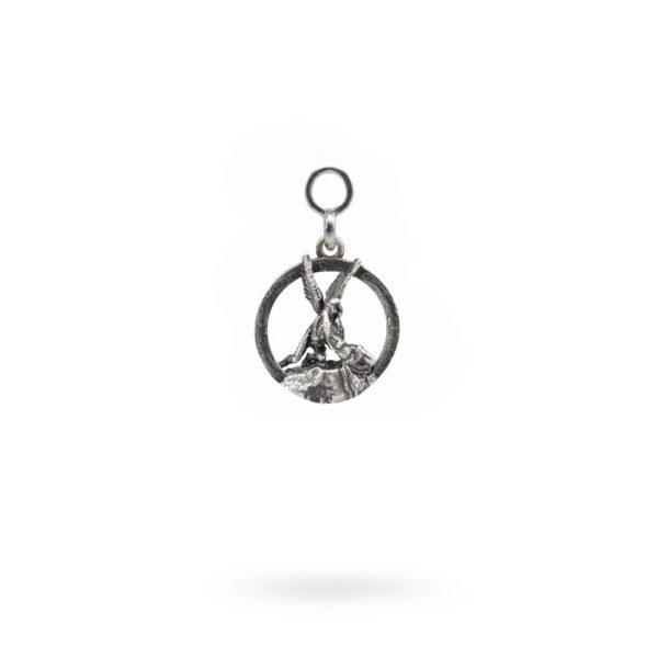 Charm Mitologia Amore e Psiche gioielli argento Ellius orecchino