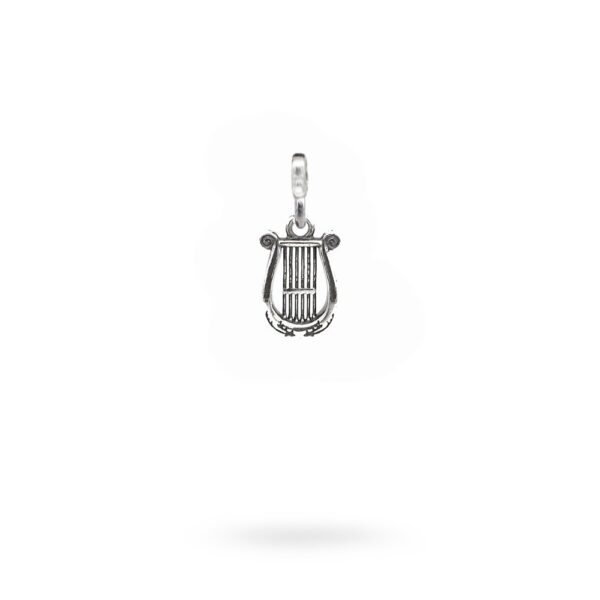 Charm Mitologia Lira gioielli argento Ellius maglina