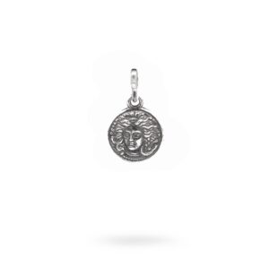 Charm Mitologia Medusa gioielli argento Ellius maglina
