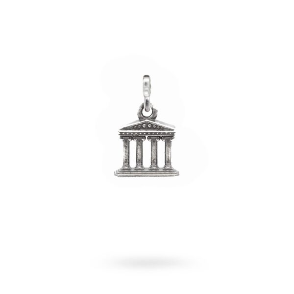 Charm Mitologia Tempio gioielli argento Ellius maglina