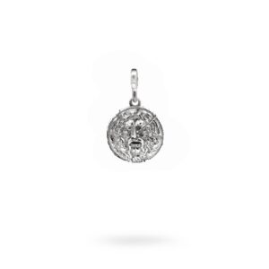 Charm Mitologia bocca della verità gioielli argento Ellius maglina