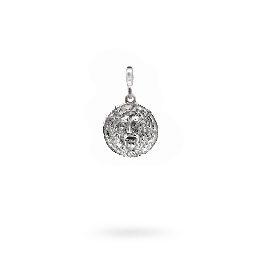 Charm Mitologia bocca della verità gioielli argento Ellius maglina