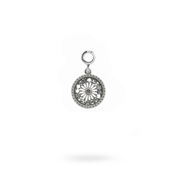 Charm Rosone Basilica Santa Maria Annunziata Otranto argento Ellius orecchino