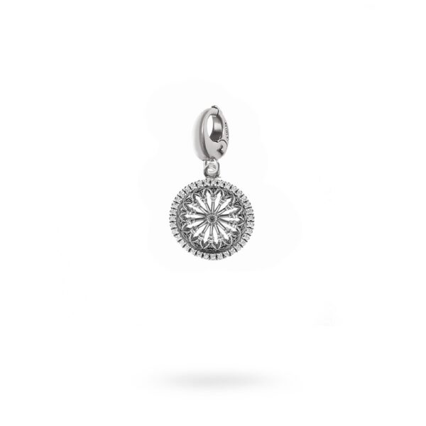 Charm Rosone Duomo Monza donna gioielli argento Ellius mo