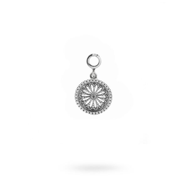 Charm Rosone Duomo Monza donna gioielli argento Ellius orecchino