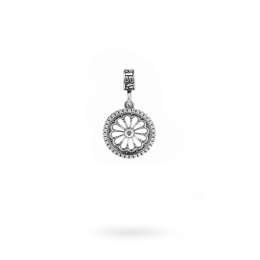 Charm Rosone Duomo Reggio Calabria argento Ellius