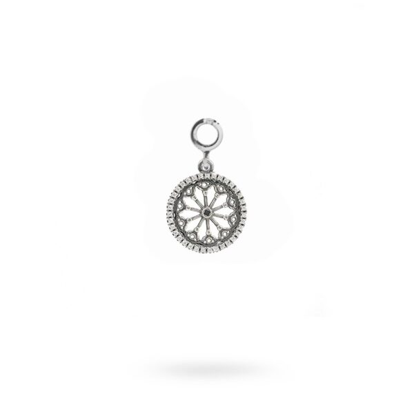 Charm Rosone Duomo di Arezzo argento Ellius orecchino