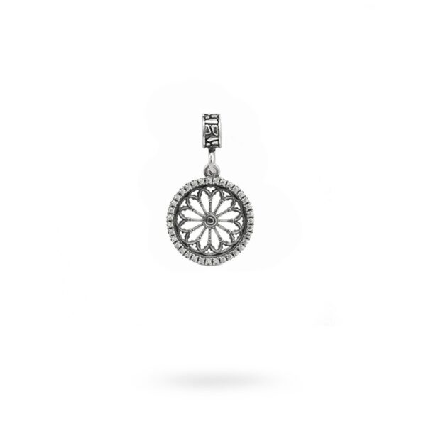 Charm Rosone Pinerolo argento Ellius