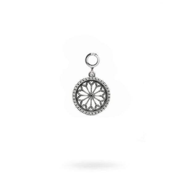 Charm Rosone Pinerolo argento Ellius