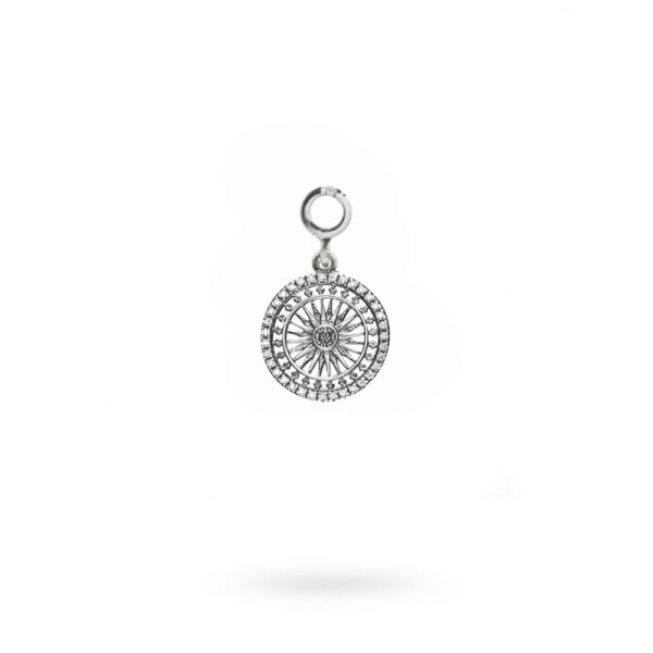 Charm Rosone Saint Paul Londra argento Ellius orecchino