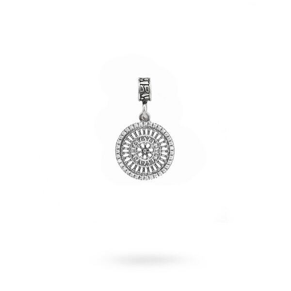 Charm Rosone San Rufino Assisi argento Ellius