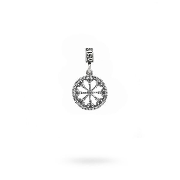 Charm Rosone Sant Antonio Padova argento Ellius