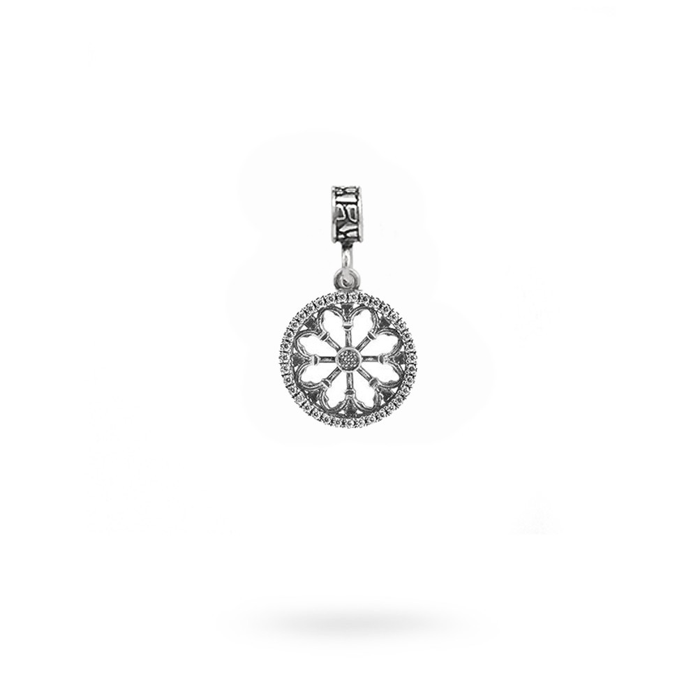 Charm Rosone Sant Antonio Padova argento Ellius