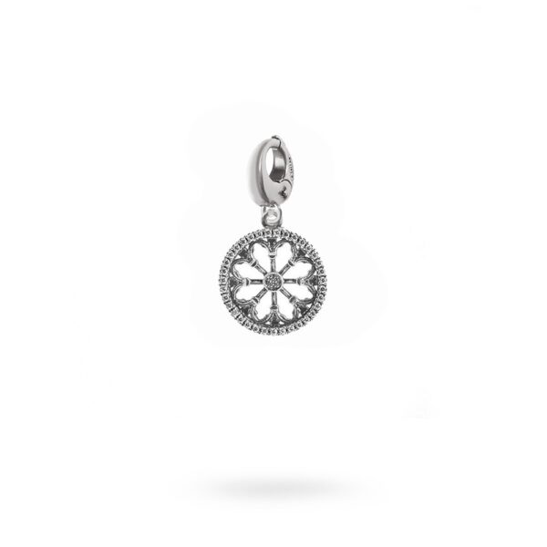 Charm Rosone Sant Antonio Padova argento Ellius