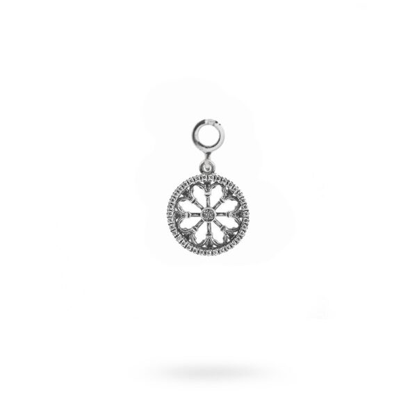 Charm Rosone Sant Antonio Padova argento Ellius