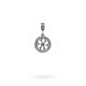 Charm Rosone Santa Maria Addolorata Castelpetroso argento Ellius