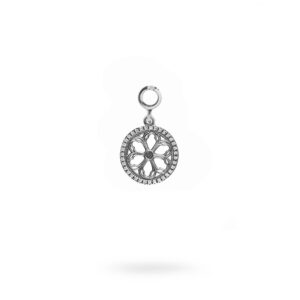 Charm Rosone Santa Maria Addolorata Castelpetroso argento Ellius