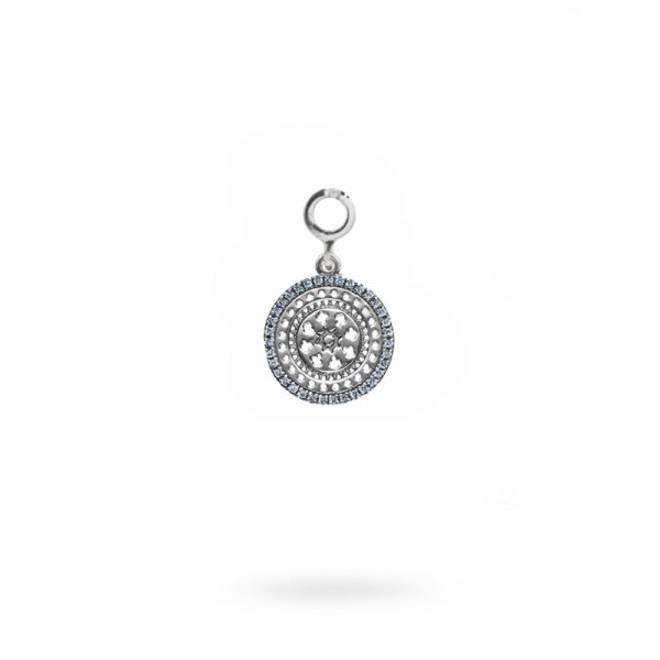 Charm Rosone Santa Maria Assunta Palermo argento Ellius orecchino