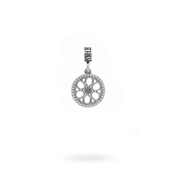 Charm Rosone Sinagoga Trieste argento Ellius