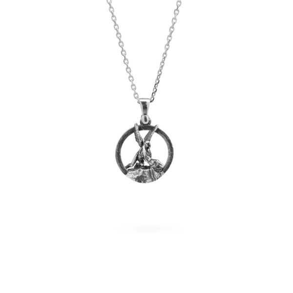Collana Charm Amore e Psiche gioiello argento Ellius
