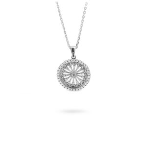 Collana Minimal Monza Rosone Duomo Monza donna gioielli argento Ellius