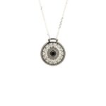 Collana Minimal Natività pietre bianche gioiello argento Ellius