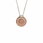 Collana Minimal Natività pietre bianche rosè donna gioielli Ellius