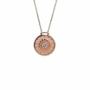 Collana Minimal Natività pietre bianche rosè donna gioielli Ellius